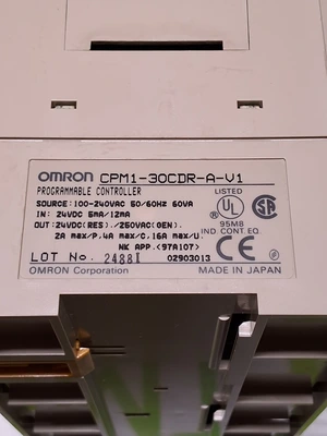 OMRON CPM1-30CDR-A-V1 PROGRAMMABLE CONTROLLER