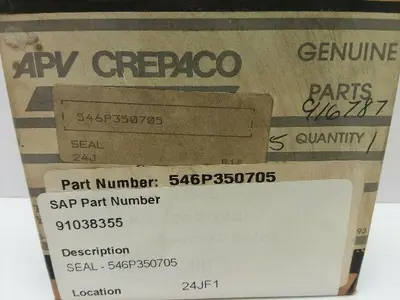 APV Crepaco  SPX Flow 546P350705 Graphite Seal 24J 2-3/8" Inside 3-1/4" Outside