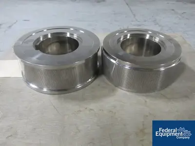 USED Freund-Vector Freund-Vector 150 mm Diameter x 60 mm Faced Rolls