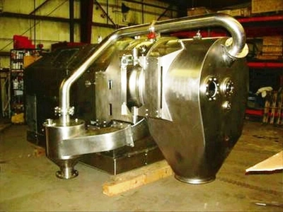 Heinkel HF 800 Inverting Filter centrifuge, Hastelloy C22.