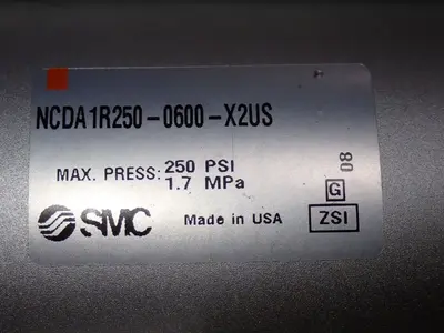 Smc  250psi Pneumatic Cylinders.
