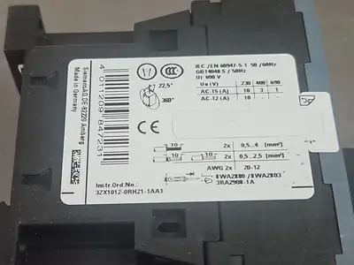 Siemens 3RH2131-2FB40 w/ 3RT2916-1JK00 SIRIUS Contactor, 24VDC. 4E-19