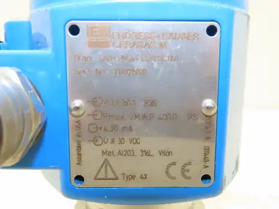 Endress+Hauser PMC41-CC21PBC11N1 Digital Pressure Transmitter 0-150 PSI 30VDC