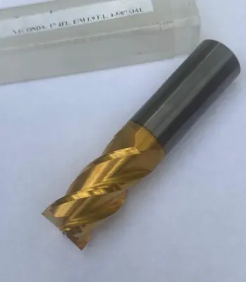 NEW Anaconda 1" Solid Carbide End Mill 4 Flute 4-5/8 OAL