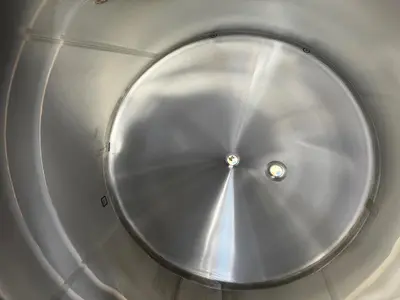 Tank, 1,500 Gallon, Stainless Steel, Vertical, Cherry-Burrell #5991405