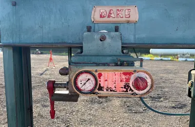 75 TON DAKE MODEL #6-275 AIR-HYDRAULIC H-FRAME PRESS: STOCK #23521