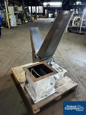 USED SEMCO Semco Rotary Airlock, C/S, 12" x 12", with S/S Chute