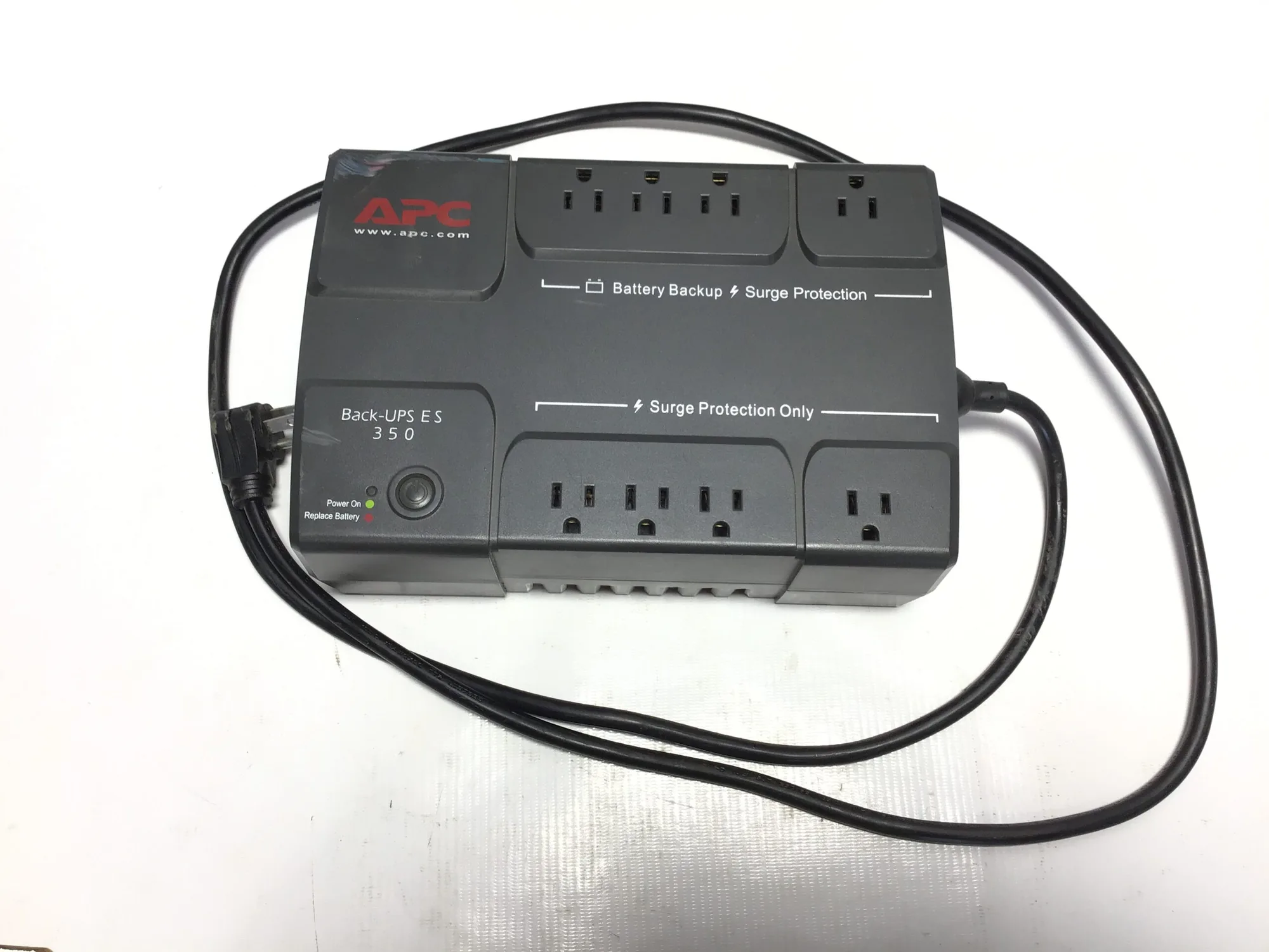 APC Back-UPS ES 350 – BE350R Backup Battery Surge Protection 120V 12A 60Hz 200W