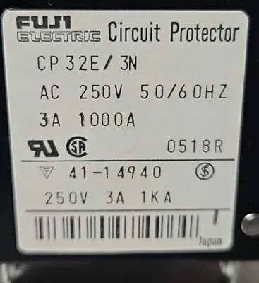 FUJI CP32/3N Circuit protector Loc4C22