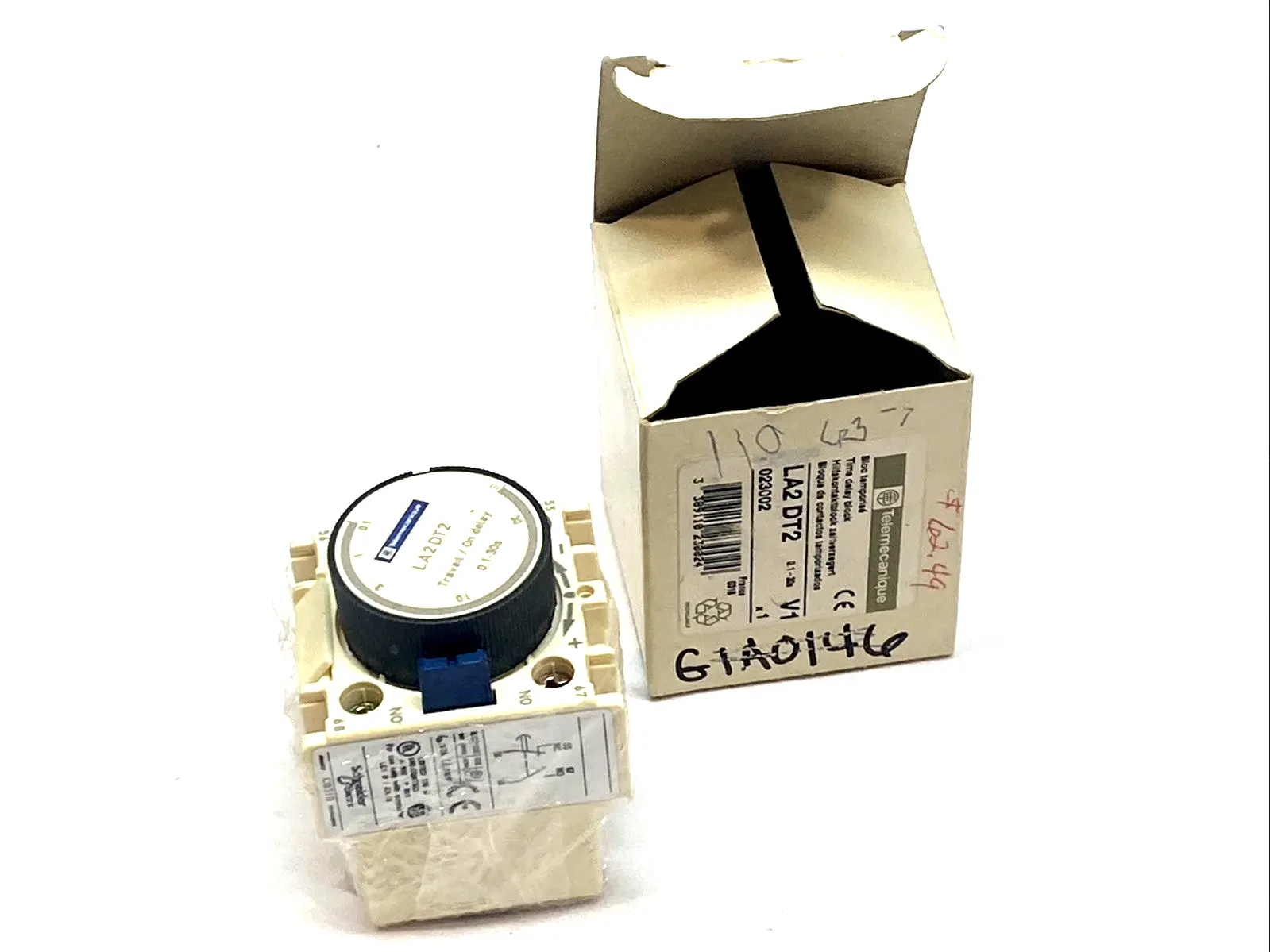 New | in-Stock Telemecanique Time Delay Contact Block 023002 Contact Blocks Michigan US | Maverick Industrial Sales #1400638