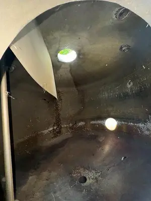 Tank, 100 Gallon, Stainless Steel, Dish Top & Bottom, 36" x 24" #S745488