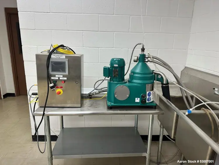 Used GEA WESTFALIA OSD 2-02-137 Disc Automatic Centrifuges Illinois US | Aaron Equipment #84632
