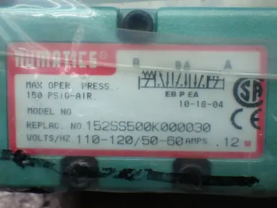 NEW NUMATICS 152SS500K000030