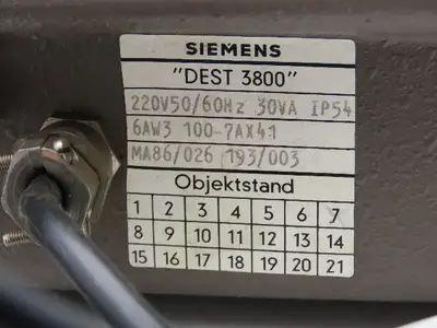 Siemens DEST 3800 Keypad Keyboard Operator Interface Panel