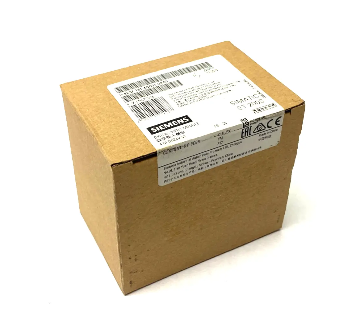 NEW SIEMENS SIMATIC ET 200S DIGITAL INPUT MODULE 4 DI DC24V ST