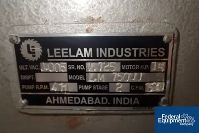 USED Leelam Industries LTD. Leelam Vacuum Pump, LM15000, 530 CFM, 25 HP