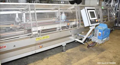 Used BOSCH TTF Cartoner Trisealer - Triseal Carton Former Illinois US | Aaron Equipment #86999