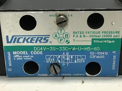 USED VICKERS DG4V-3S-33C-M-U-H5-60