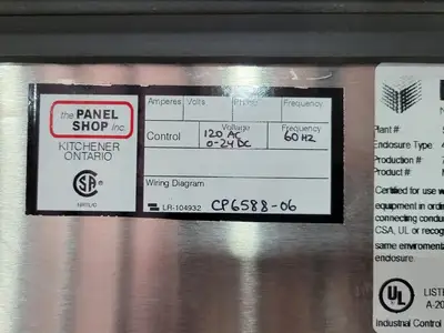 Control Panel for Hopper