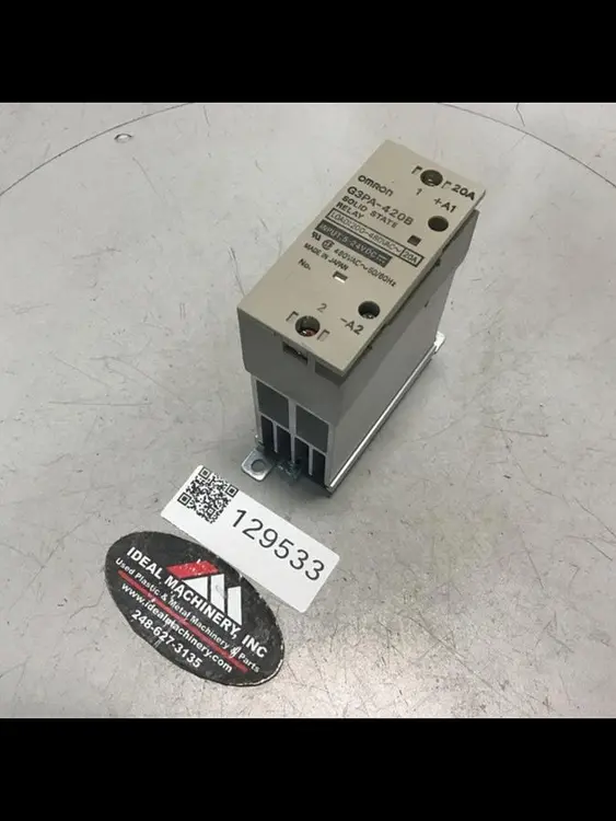 Used OMRON G3PA-420B Relays & Switches Michigan US | Ideal Machinery #691845