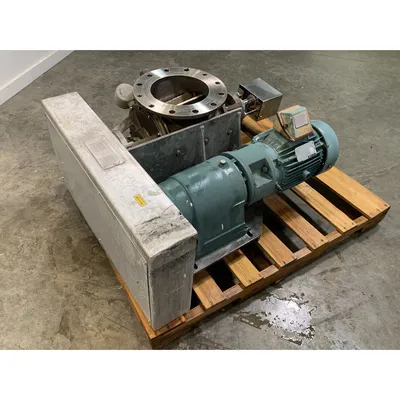 Used 10" Stainless Steel Flo-Tronics Rotary Airlock Feeder Valve
