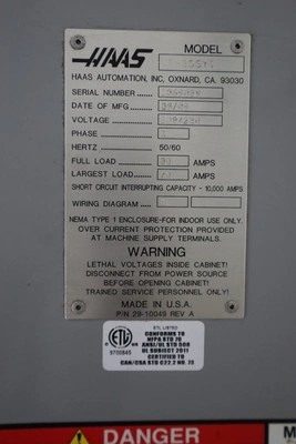 Used HAAS VF-3SSYT Vertical Machining Centers Minnesota US | Machinesused.com #1368706