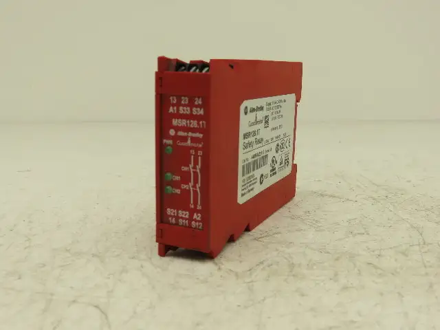 Allen Bradley 440R-N23113 Guardmaster Safety Relay 24VDC MSR126.1T Ser A