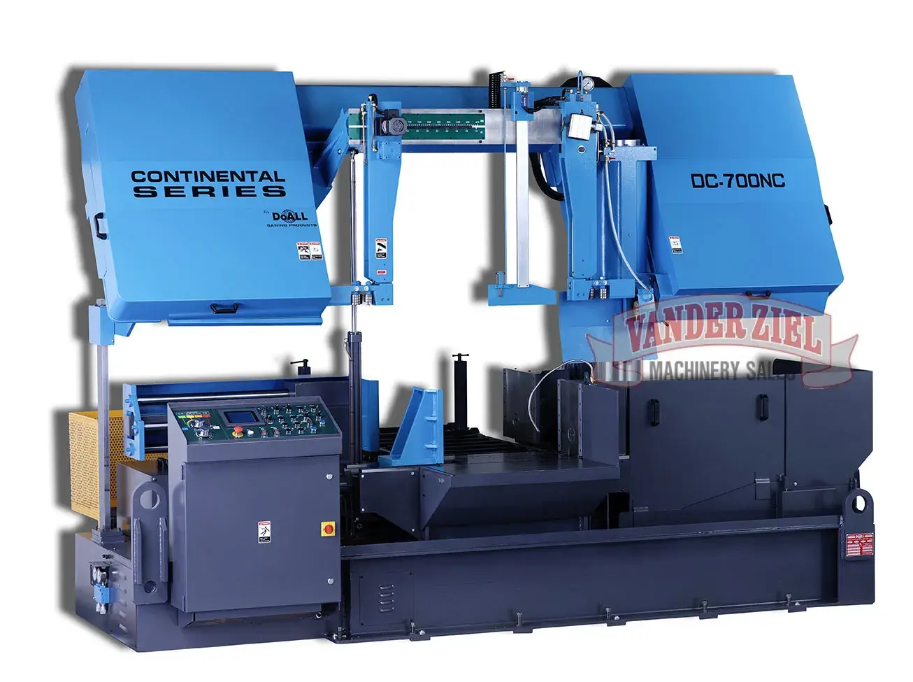 New | in-Stock DOALL DC-700NC Horizontal Band Saws Michigan US | Vander Ziel Machinery Sales #480300