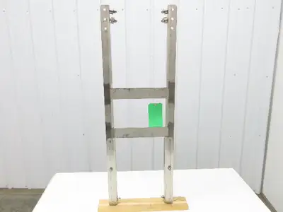 9-3/4" Tabletop Conveyor Stainless Leg Support H-Stand 38"-48" Adj Height