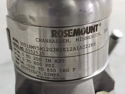 Used ROSEMOUNT 3051SMV5M12G3R2E12A1AC22K6 Misc Electrical & Power Parts British Columbia CA | Lenmark #836408