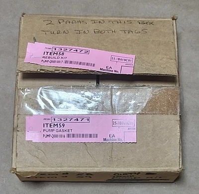 *NEW SURPLUS* Unbranded Dirty Tank Pump Gasket Kit With 58 Pump Shaft + Warranty