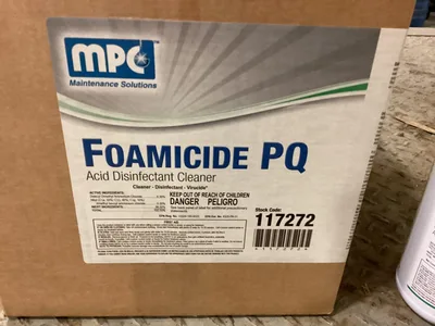 MPC Foamicide PQ Acid Disinfectant Cleaner 32oz 12/ct NIB