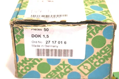 50 NEW PHOENIX CONTACT DOK1.5 TERMINAL BLOCKS DOK15