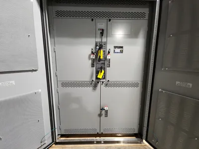 4000A ATS 480V 4 Pole Standard Transition ASCO Isolation / Bypass Transfer Switch NEMA3R Kohler GM77443