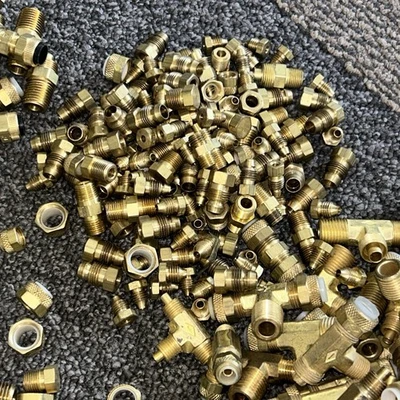 Extra Large Assorted Lot of Connectors Various Elbows,Tees,Straight,etc