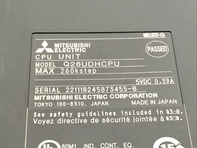 New | in-Stock Mitsubishi Electric Q26UDHCPU, MELSEC-Q PLC Processors Michigan US | Maverick Industrial Sales #1498183