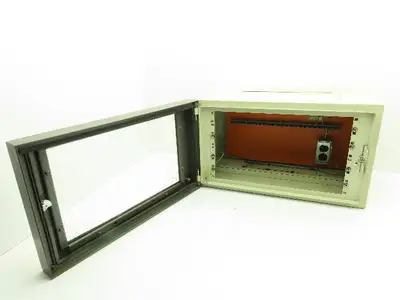 Hinged Steel Electrical Enclosure Split Panel Box Backplate Access Dust Proof