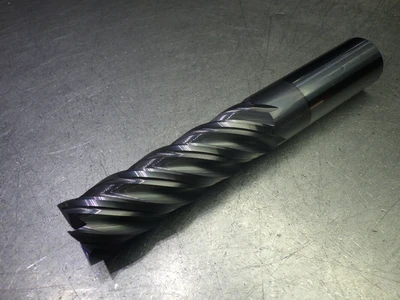Monster 1" 5 Flute Carbide SQ X/LG Endmill 1" Shank 295-030998 (LOC3575)