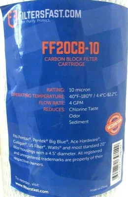 NEW FILTERS FAST FF20CB-10 FILTER CARTRIDGE FF20CB10