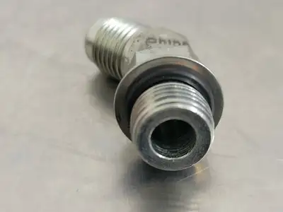45 Deg Elbow Adapter M-06 ORB X M-06 JIC 3/8" x 3/8" (Bag of 8)