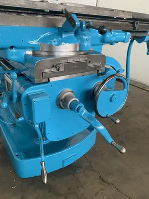 VAN-NORMAN NO. 38 VERTICAL UNIVERSAL 50-TAPER MILLING MACHINE. STOCK # 0255424
