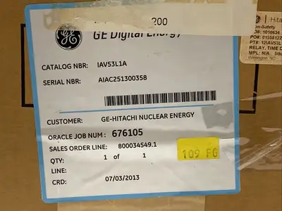 Used GE 12IAV53L1A Relays & Switches Michigan US | Maverick Industrial Sales #1493865
