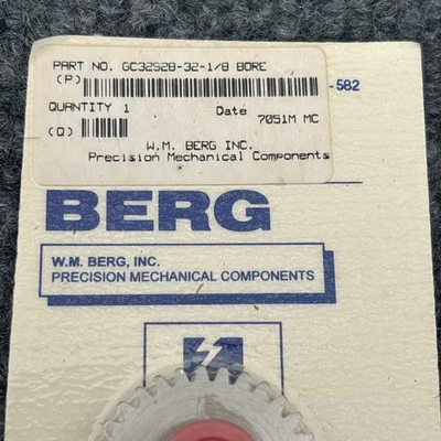 New | in-Stock W.M. Berg GC32528-321/8 Misc Industrial Equipment California US | Davliegogo LLC #1708576