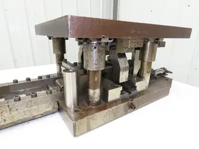 KT-84-1133 Punch Press 4 Post Die Holder Shoe Set 15x19.5" Rectangle 3" Stroke