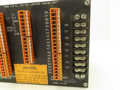 Baldwin Technology Model 1125 Ultrasonic Detector Controller 24VDC A502-8001