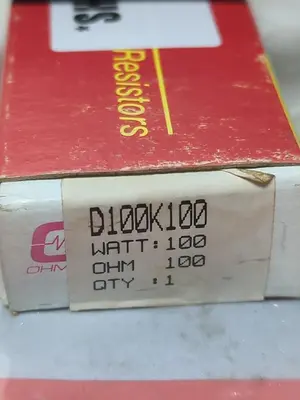 New | in-Stock OHMITE D100K100 Miscellaneous Equipment (Electrical & Power) Ohio US | Surplus Asset Holdings #1209094