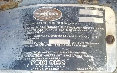 USED TWIN DISC -