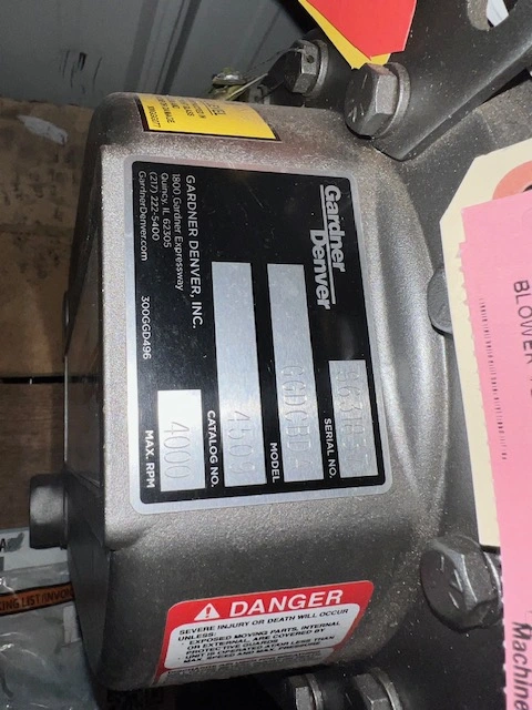 Used Gardner Denver GGDCBDA Blowers Minnesota US | Peak Machinery, Inc. #285252