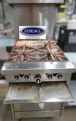 Garland Gas 4 burner range with oven