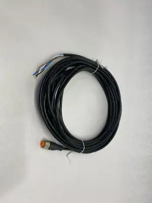 USED LUMBERG SINGLE ENDED CORDSET M12 STRAIGHT 8-PIN